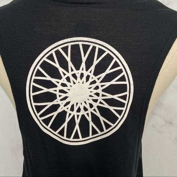 Soulcycle BERK Berkley Muscle Tank Top Black Athleisure Gym Spin Class Size M - Picture 4 of 9